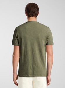 เสื้อยืดแขนครึ่งแขนสำหรับผู้หญิง, ผ้าฝ้ายสไตล์ลำลองผ้าไหมพิมพ์ลายหน้าจอสีทึบดีไซน์ว่างเปล่า - Product Image 4