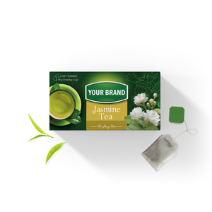 Free Sample Jasmine Large <b>Tea</b> Bags No Additives Health <b>Tea</b> With Drawstring Jasmine Green <b>Tea</b> Bag Boxes - Product Image 6