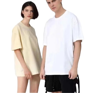 Camiseta personalizada con logotipo impreso, moda personalizada, camiseta pesada de gran tamaño de 240gsm, Camiseta con estampado de algodón 100% para hombre - Product Image 3