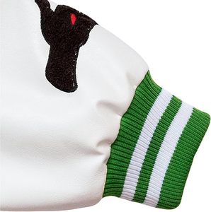 Custom Men's Letterman Varsity <b>Jackets</b> Stand Collar Front Logo Fashionable Canvas <b>Bomber</b> College <b>Baseball</b> Sublimation - Product Image 6