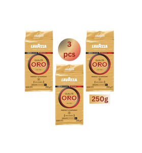 Café moulu Lavazza Qualita Oro 250g en vrac pour les bureaux d'entreprise et les services de restauration haut de gamme - Product Image 1