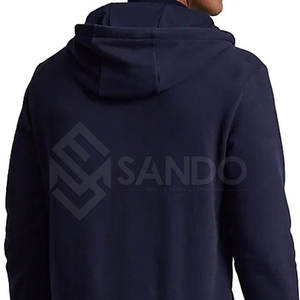 Vente en gros de sweats à capuche à demi-fermeture éclair pour hommes, design personnalisé, motifs solides en coton mélangé, meilleure qualité pour l'hiver à bas prix - Product Image 4