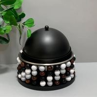 Nouveauté, buffet carré en métal au design moderne et luxueux, plat de service durable en acier inoxydable, casserole pour réchauffer les aliments