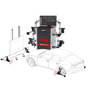 Système d'alignement de roues 3D sans fil CEMB DWA1100ADAS ADAS pour ateliers de pneus, équipement d'alignement de roues CCD pour pont élévateur, certifié CE - Product Image 1