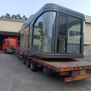 บ้านแคปซูล prfab แบบพกพา20FT บ้านภาชนะขยายได้ใหม่ราคาถูก