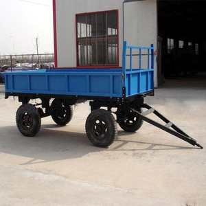 Tractor Volquete Remolque Camión Ejes Barra de tiro Remolque completo con inclinación hidráulica - Product Image 1