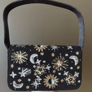 Bolso de Mano Personalizado Hecho a Mano con Cuentas para Mujer, Exportado de la India - Product Image 1