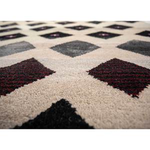 Manchaha Lev-764 Ivory Hand Knotted Wool Bamboo Silk <b>Rug</b> Geometric Braided Rectangle 9x12" for Home Entryway Hallway <b>Bedside</b> - Product Image 3