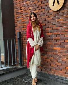 Antra Lifestyle's Fancy Georgette bordado Salwar Kameez estilo Bollywood desgaste de fiesta Dupatta para todas las estaciones indio pakistaní - Product Image 4