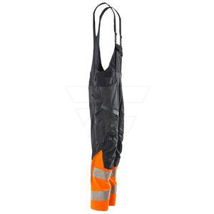 Peto de seguridad reflectante de alta visibilidad personalizado, impermeable, cortavientos, de poliéster, unisex, para trabajo - Product Image 3