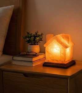 Lampe de fenêtre en sel de l'Himalaya, lampe de nuit en pierre naturelle, lampe en sel faite à la main, décoration d'intérieur, relaxation, méditation - Product Image 3