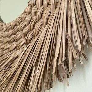 Miroirs muraux encadrés en forme de tourbillon pour maison hôtel salon chambre, miroir suspendu rond de style bohème décor de mariage - Product Image 2