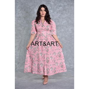 Các Nhà Sản Xuất Nhà Máy Bán Buôn Chất Lượng Cao Cotton Giản Dị Dresses Cutout Phụ Nữ Tùy Chỉnh Midi Chiều Dài Tự Nhiên Có Thể Giặt Thoáng Khí - Product Image 6