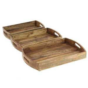 Different Color and Size Food Serving <b>Tray</b> in Wooden and Leather Greatest Quality Kitchenware <b>Snacks</b> Serving <b>Tray</b> - Product Image 2