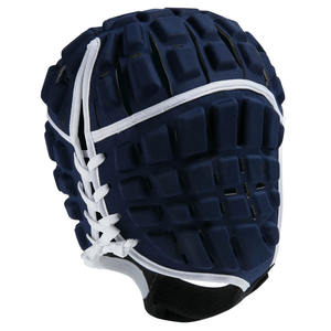 Casco de Rugby transpirable ajustable personalizado protector de cabeza de Hockey suave casco de fútbol de protección para adultos Unisex - Product Image 5