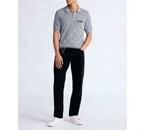 Polo à manches courtes décontracté et anti-rides pour homme Impression numérique tricotée brodée à pointe texturée Service OEM - Product Image 1
