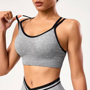 Fashionable New Design Top Quality <b>Women</b> Yoga <b>Set</b> Light <b>Weight</b> Breathable Polyester Material Made <b>Women</b> Yoga <b>Sets</b> - Product Image 4