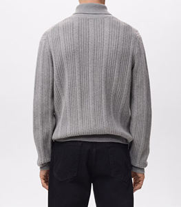 Classic Wool Cashmere Men's Sweaters Cashmere Men Sweaters Cashmere Pullover High Quality Blank Stitch Plain Soft 100% Sweaters - Product Image 3