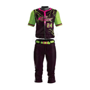 Uniforme de béisbol por encargo de alta calidad, novedad, uniforme de béisbol transpirable al por mayor - Product Image 1