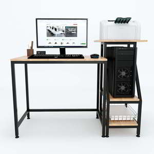 Adjustable Height Solid Wood <b>Computer</b> <b>Desk</b> with Integrated CPU and Printer Shelf <b>Computer</b> <b>Desk</b> Cod68034 - Product Image 2