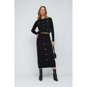 Blusa Corta Informal con Mangas Cortas y Logotipo Frontal - Product Image 4