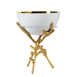 Leaf Design Brass Gold Color Incense <b>Burner</b> <b>Bakhoor</b> <b>Burner</b> for Home Hotel and Wedding Fragrance Usage - Product Image 3