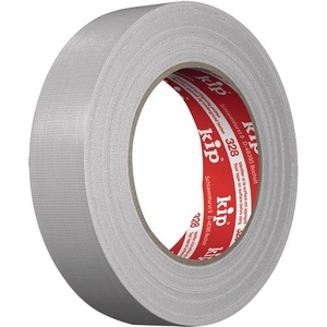 Extra 328 Light Grey Fabric Tape <b>25m</b> Length 30mm Width 1 Roll KIP for Office Use - Product Image 1