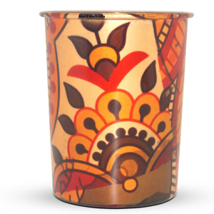 Precio aceptable Nueva colección Esmalte Impreso Diseño Redondo Cobre Vidrio Tamaño personalizado Para Boda Hogar Cocina Vidrio usado - Product Image 6