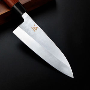 Cuchillo Deba Japonés de Acero al Carbono de Alta Calidad de 7 Pulgadas con Mango de Madera de Palisandro para Carne y Sushi - Product Image 4