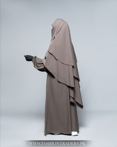 Premium Export Quality Abaya With Khimar Islamic Clothing Muslim Women Offering Breathable <b>100</b>% Polyester Fabric Full Coverage - Product Image 3