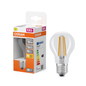 สำหรับ OSRAM A60 LED Retro Clear E27 6W หลอดไฟ 6 แพ็ค - Product Image 2