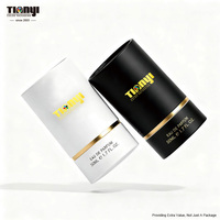Boîte en tube de papier personnalisée de luxe avec impression UV et logo en relief, emballage personnalisé pour les produits de parfumerie, de vin et de soins de la peau