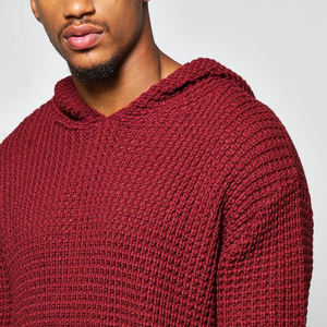 Sweat à capuche en coton doux gaufré de qualité supérieure pour hommes, confortable, coupe décontractée avec poche avant, tenue décontractée et élégante pour toutes les saisons. - Product Image 3