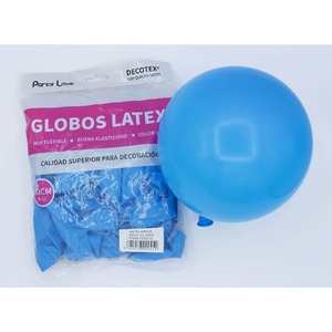 Palloncini in Lattice Party Love 30cm Azzurro R12 Decorazioni per Feste - Product Image 1