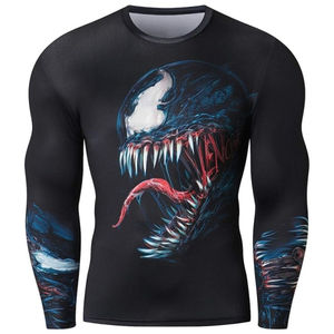 Custom Made Rash Guards High Quality BJJ MMA Men <b>Rashguard</b> Long Sleeve Rush Guards Men Manufacturer Supply Custom - Product Image 3