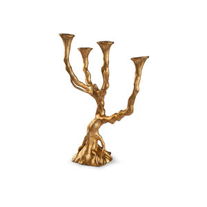 Direct Factory Sale High Quality Customizable Gold Metal <b>Candlestick</b> <b>Holder</b> Decorative Centerpiece for Home Decoration Wholesale - Product Image 3