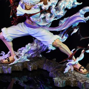 Nueva Figura de Acción de Luffy Gear 5, Estatua de Anime de 11 Pulgadas, Figura de Madera y Plástico, Juguete de Colección de Cumpleaños, Regalo - Product Image 3