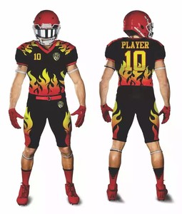 Nouvel uniforme de Football de couleur jaune et noir au Design personnalisé américain, vente en gros 2022 2023 - Product Image 1