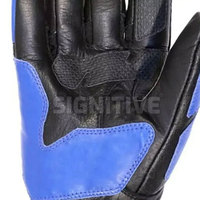 Guantes de Carreras Profesionales de Primera Calidad, Protección UV, Antideslizantes, Pantalla Táctil, Dedos Completos, Unisex, Cuero, Deportes, Motocicleta