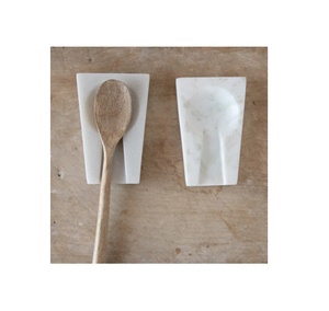 Reposapiés de cuchara de mármol de grado alimenticio para almohadilla de cuchara para cocina almohadilla caliente para soporte de cuchara para el hogar color artesanal natural - Product Image 5