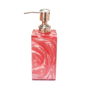Premium Red Hot Color Resin Art Bathroom Accessories Soap Tray Soap Dispenser Brush Holder and Tray Complete Set Available - Product Image 3