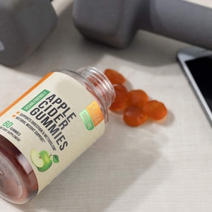 Sucreries à <span class=keywords><strong>prix</strong></span> d'usine, vente en gros avec de la mousse de mer, du <span class=keywords><strong>cidre</strong></span>, du vinaigre végétalien, 60 sucreries, gommes de pomme amincissantes, perte de poids - Product Image 4