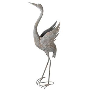 Belle sculpture d'animaux en fer forgé pour des thèmes décoratifs uniques pour la maison et la beauté du jardin extérieur dans la tradition rustique - Product Image 5