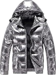 Chaqueta acolchada brillante de invierno para hombre, abrigo de plumón aislado con capucha, resistente al agua, fabricante, exportador, proveedor y mayorista - Product Image 3