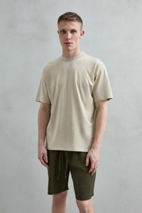 T-shirt Oversize Vintage Streetwear 210G Girocollo Personalizzata 100% Cotone Organico Stampato Traspirante Tessuto Pesante Lusso - Product Image 6