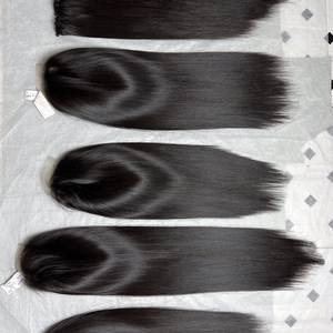 Genius Weft Closure Raw Straight Vietnamese 100% Human hair wigs glueless SHIP FEDEX by Cloudyhair collection for women - Product Image 6