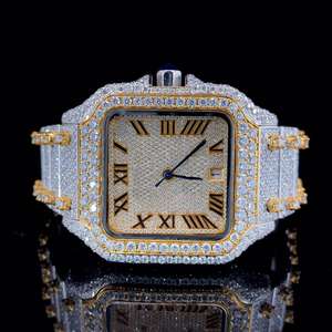 High Luxury Designer <b>Watch</b> Hiphop Bling Icedout <b>Watch</b> Stainless Steel Moissanite Diamond <b>mechanical</b> <b>Watches</b> <b>for</b> <b>Men</b> Women - Product Image 2