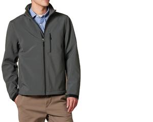 Chaqueta Softshell para Hombre, Invierno, Ecológica, Ligera, Cortavientos, Impermeable, Transpirable, con Capucha, Cierre de Cremallera Frontal, Ajuste Cómodo - Product Image 5