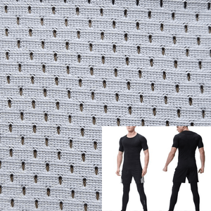 Tissu Birdeye en maille tricotée en polyester 100% de haute qualité, teint uni pour vêtements d'extérieur actifs - Product Image 1