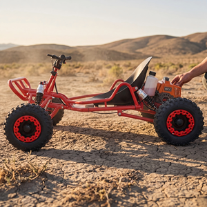 Kart à pédales tout-terrain pour enfants de 60 cm³, <span class=keywords><strong>mini</strong></span> buggy pour enfants, véhicule de course en plein air sûr avec une expérience de conduite amusante - Product Image 5
